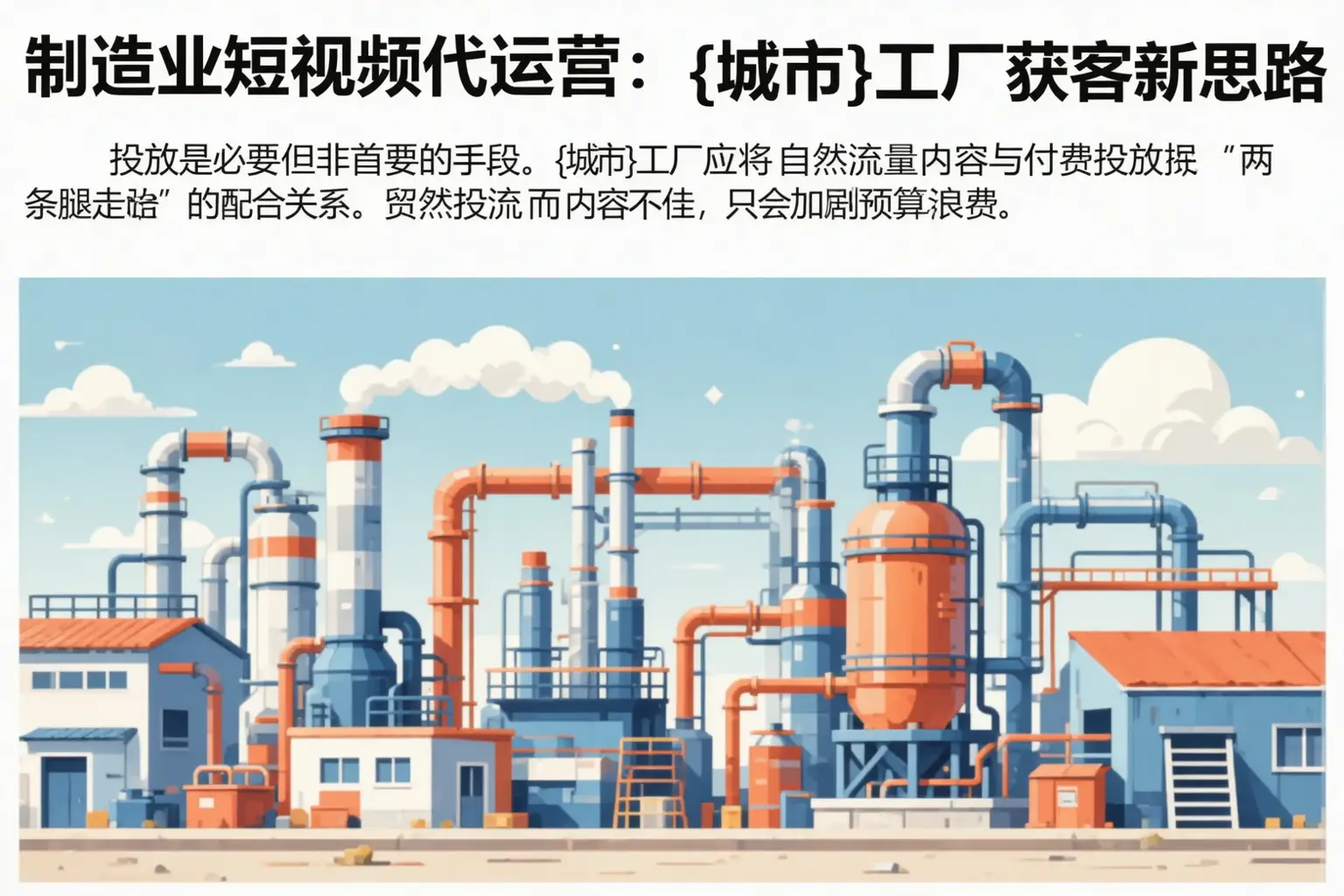 制造业短视频代运营：淮安工厂获客新思路