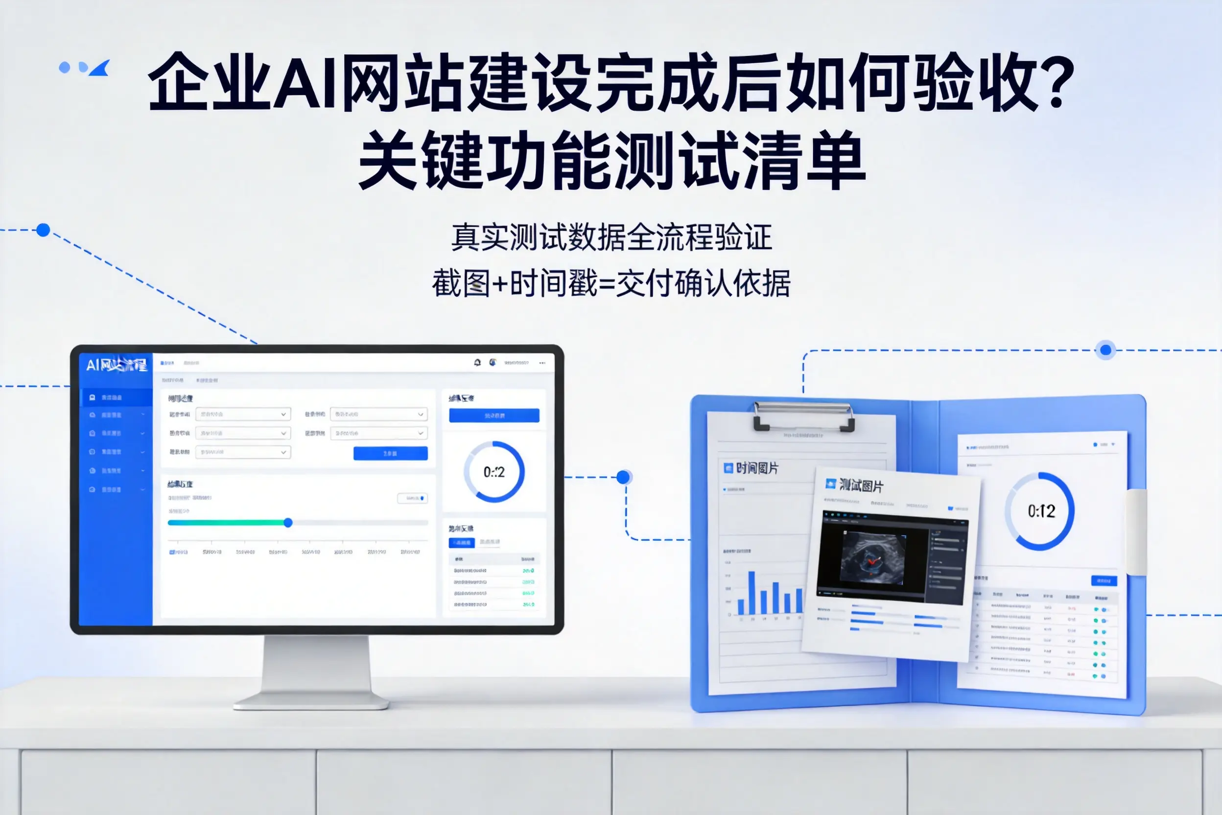 淮安企业AI网站建设完成后如何验收？关键功能测试清单
