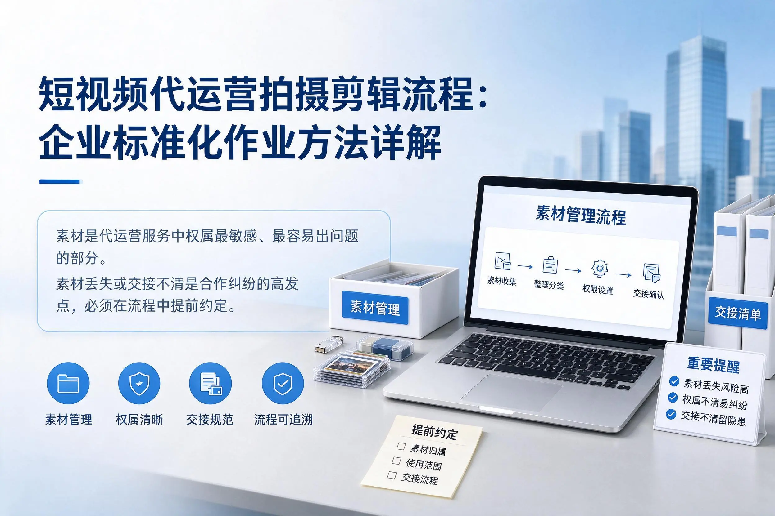 短视频代运营拍摄剪辑流程：淮安企业标准化作业方法详解