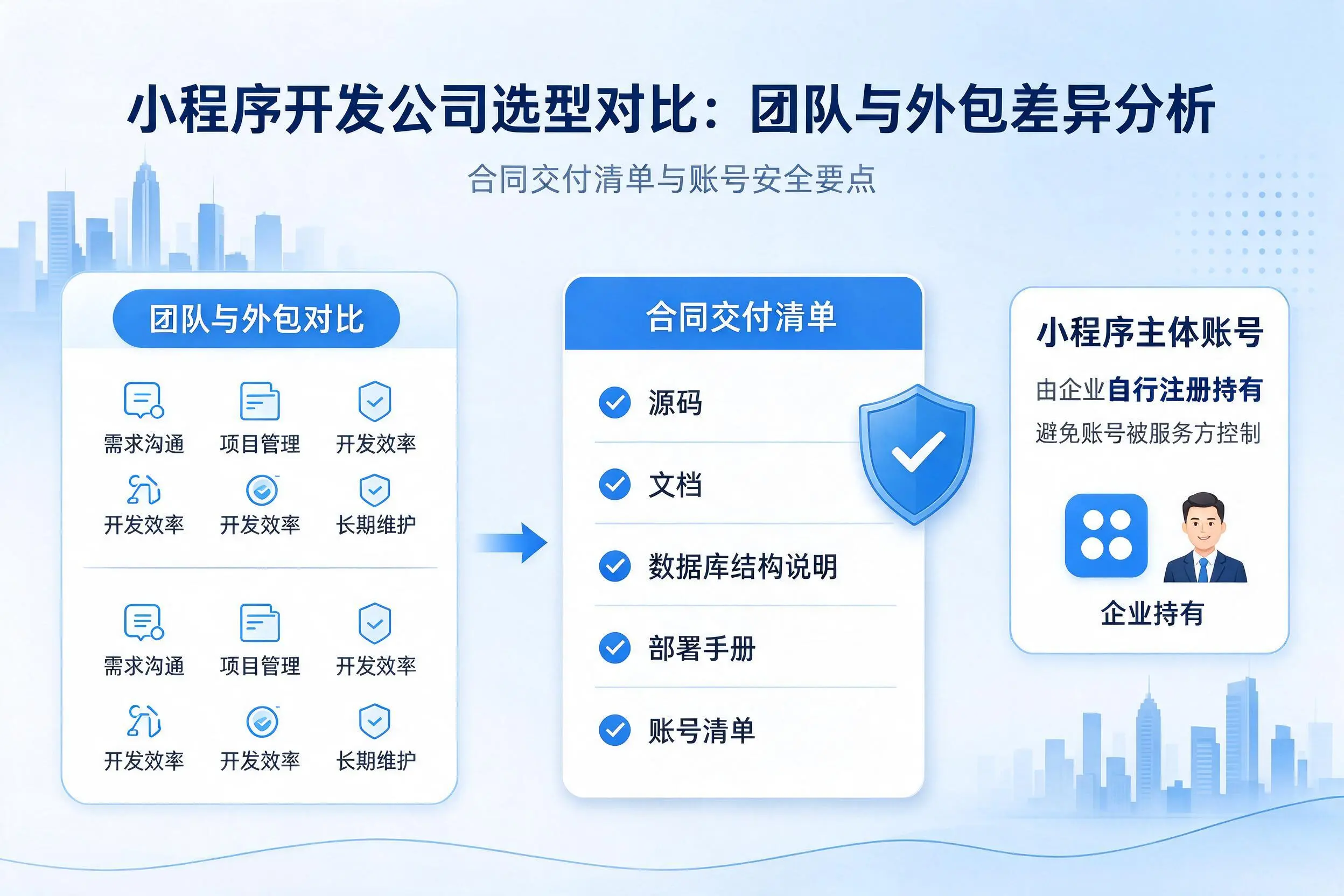 淮安小程序开发公司选型对比：团队与外包差异分析